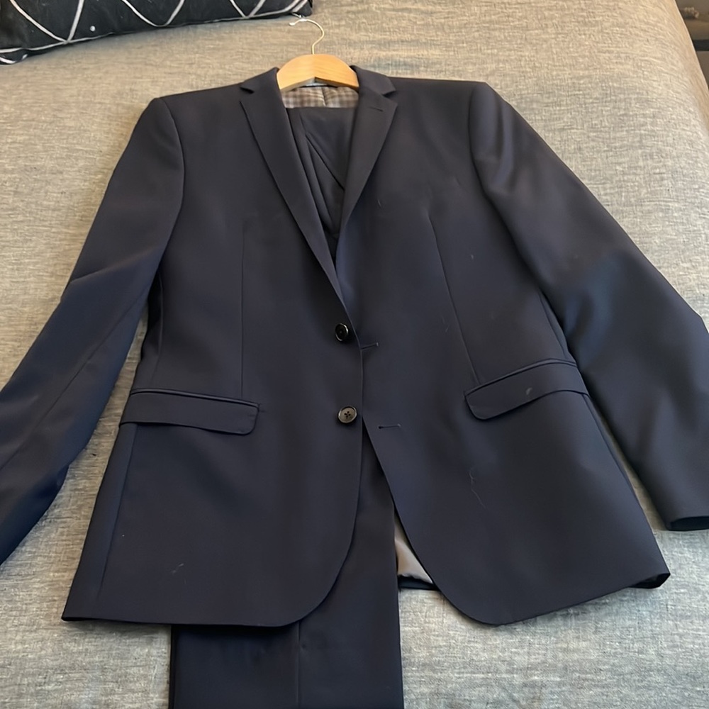 Ben Sherman tailored navy blue suit